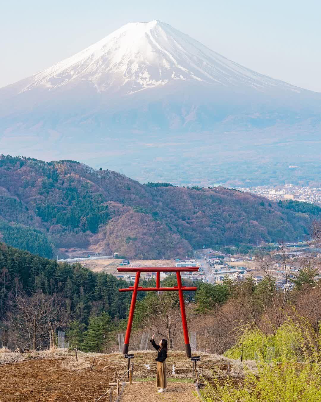 Mount Fuji Distant Worship Site (Tenku no Torii) Torii View | 去趣 chicTrip