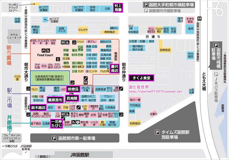 函館朝市 駅二市場 | 去趣 chicTrip