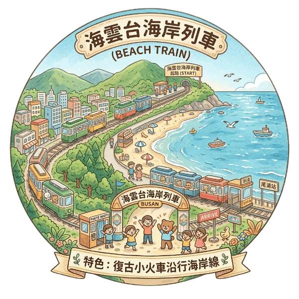 海雲台藍線公園 尾浦站 | 去趣 chicTrip