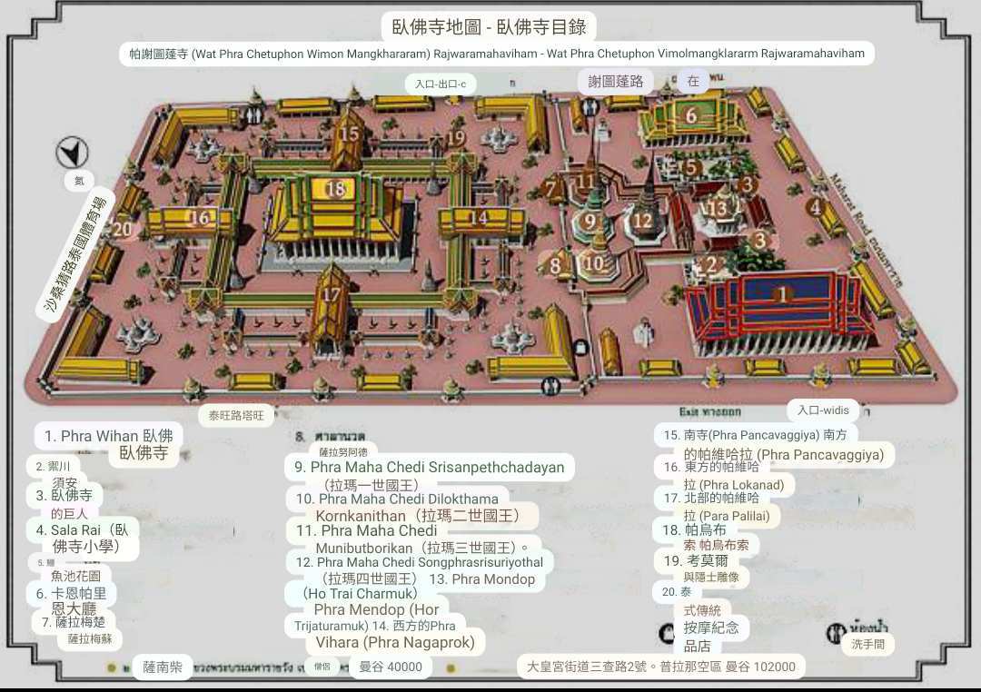 臥佛寺 Wat Pho (Temple of the Reclining Buddha) | 去趣 chicTrip