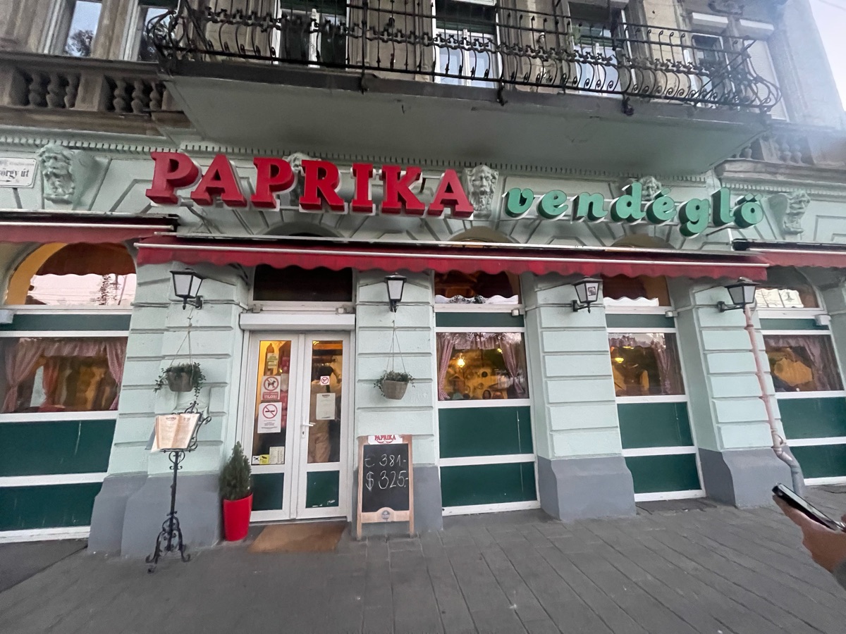 Paprika Vendéglő | 去趣 chicTrip